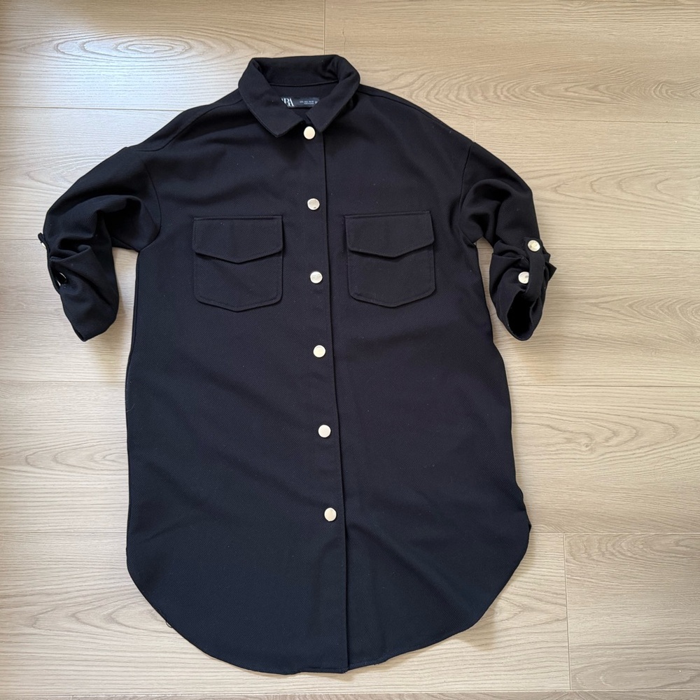 Zara Oversized Shirt Dress